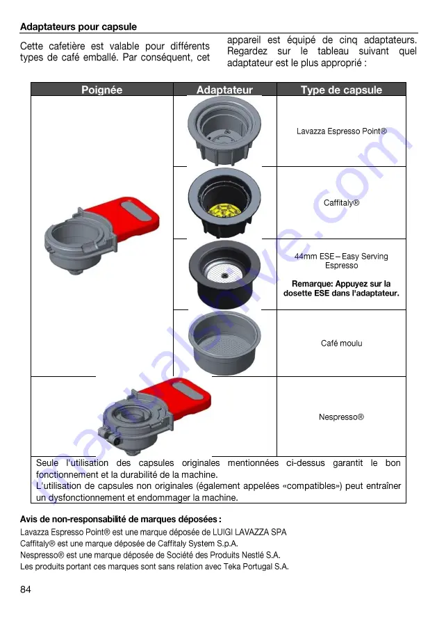 Teka CLC 835 MC User Manual Download Page 84