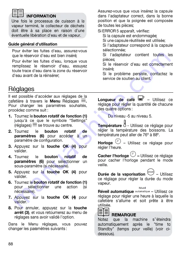 Teka CLC 835 MC User Manual Download Page 88