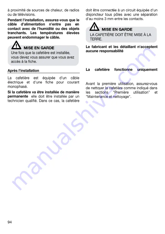 Teka CLC 835 MC User Manual Download Page 94