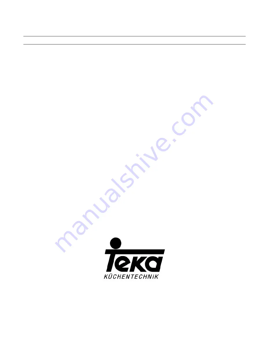 Teka DHX P ISLA Instruction Manual Download Page 44