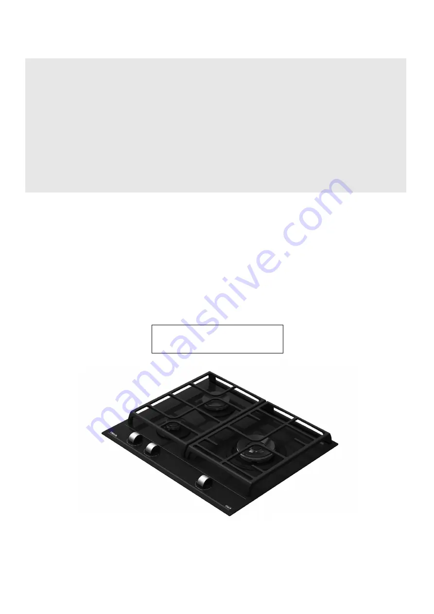 Teka GZC 64300 XBN User Manual Download Page 2