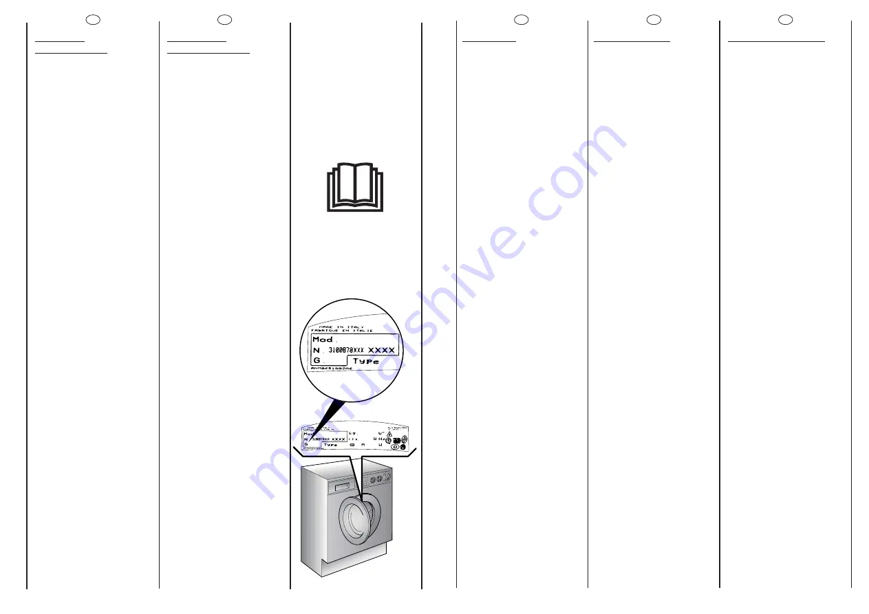 Teka LSI3 1300E User Instructions Download Page 2