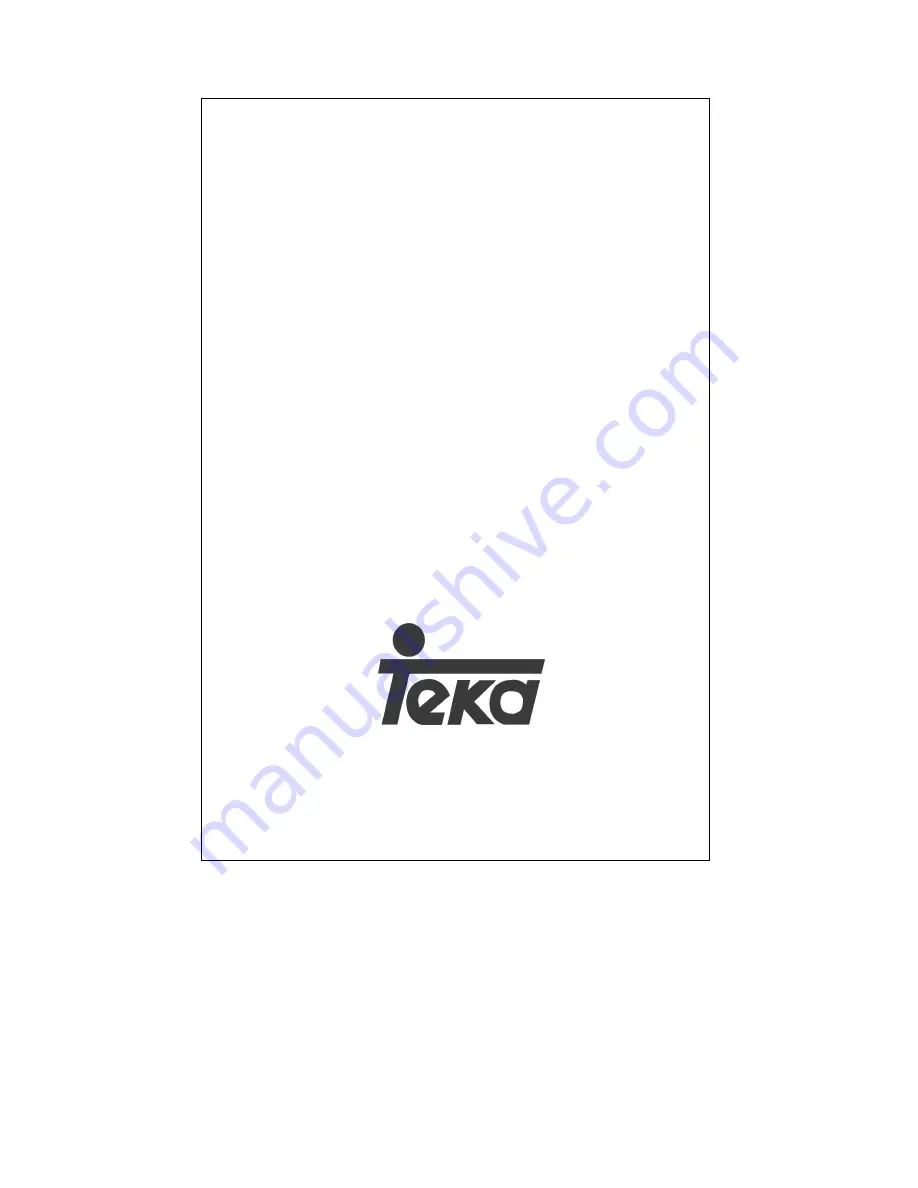 Teka TKD 1270 T Скачать руководство пользователя страница 1