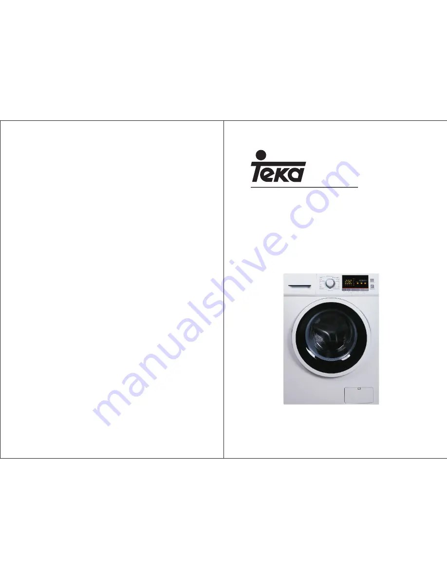 Teka TKD 1610 WD Instruction Manual Download Page 1