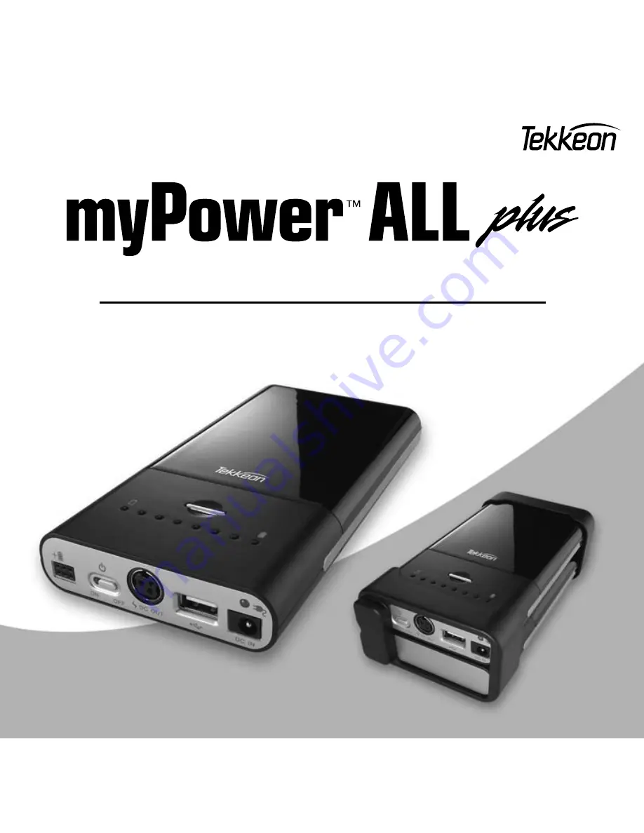 Tekkeon myPower All plus MP3450i Скачать руководство пользователя страница 1