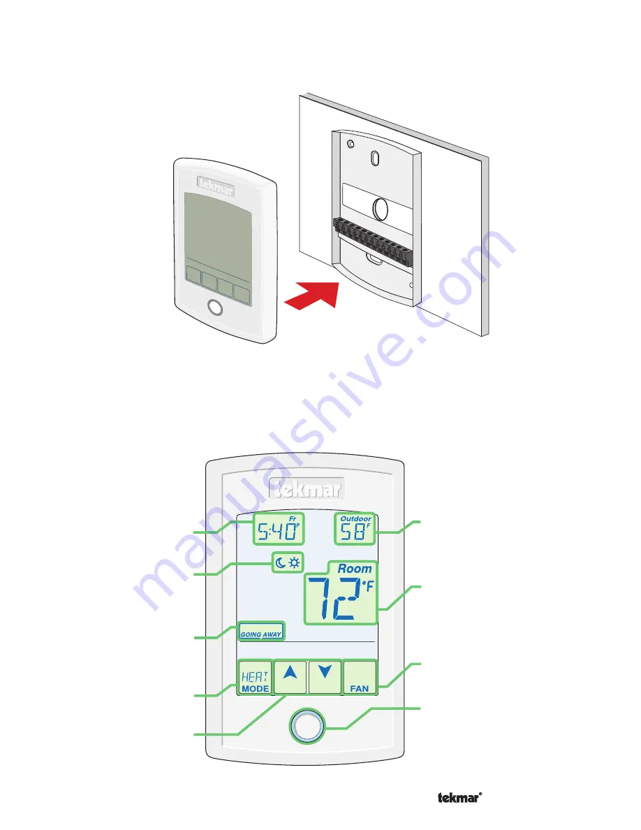 Tekmar tekmarNet 554 Quick Setup Manual Download Page 3