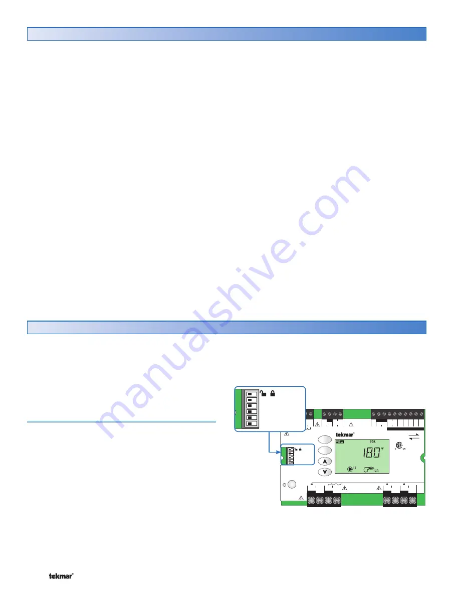 Tekmar Universal Reset Module 422 Data Brochure Download Page 2