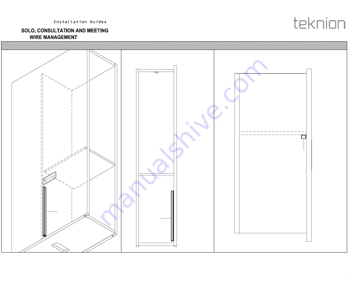 Teknion Sidewise SWCBA Installation Manual Download Page 5