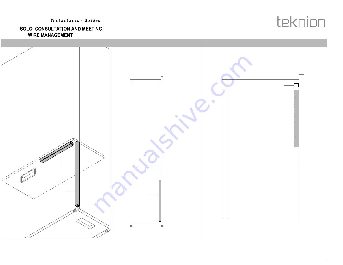 Teknion Sidewise SWCBA Installation Manual Download Page 8