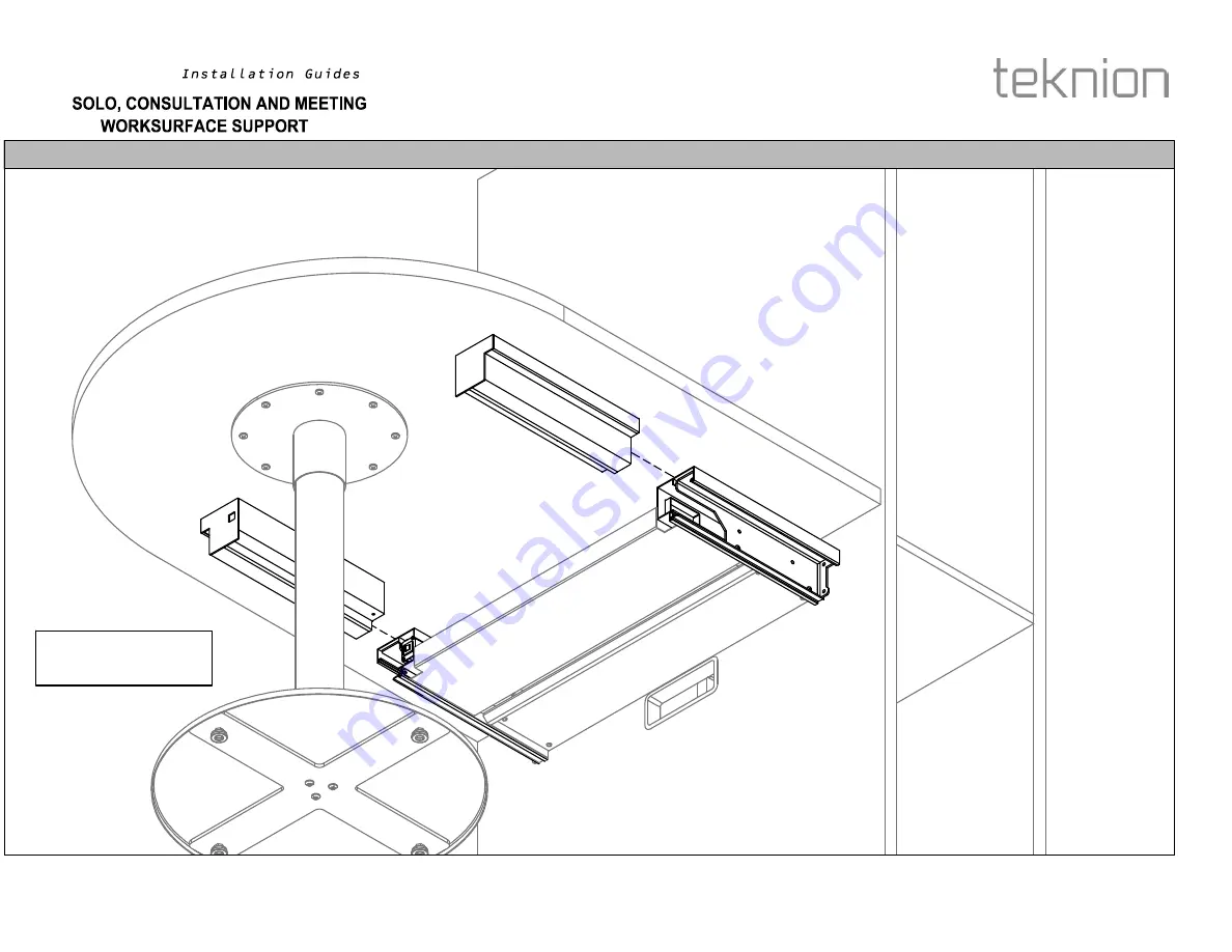 Teknion Sidewise SWCBA Installation Manual Download Page 15