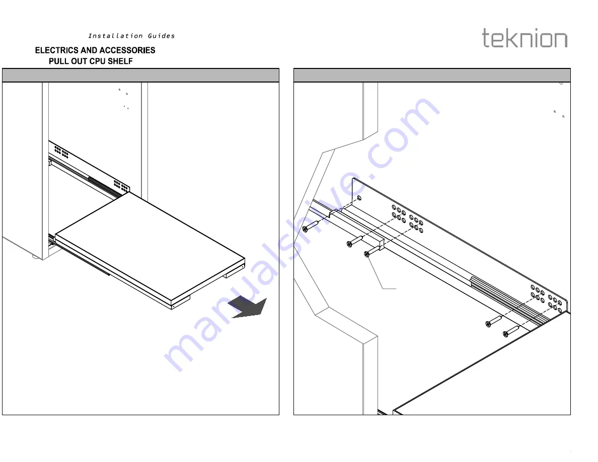 Teknion Sidewise  SWCRA Installation Manuals Download Page 57