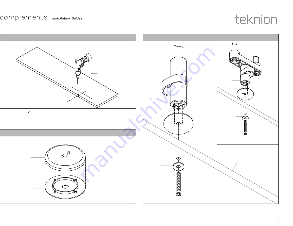 Teknion YMSTR Installation Manual Download Page 2