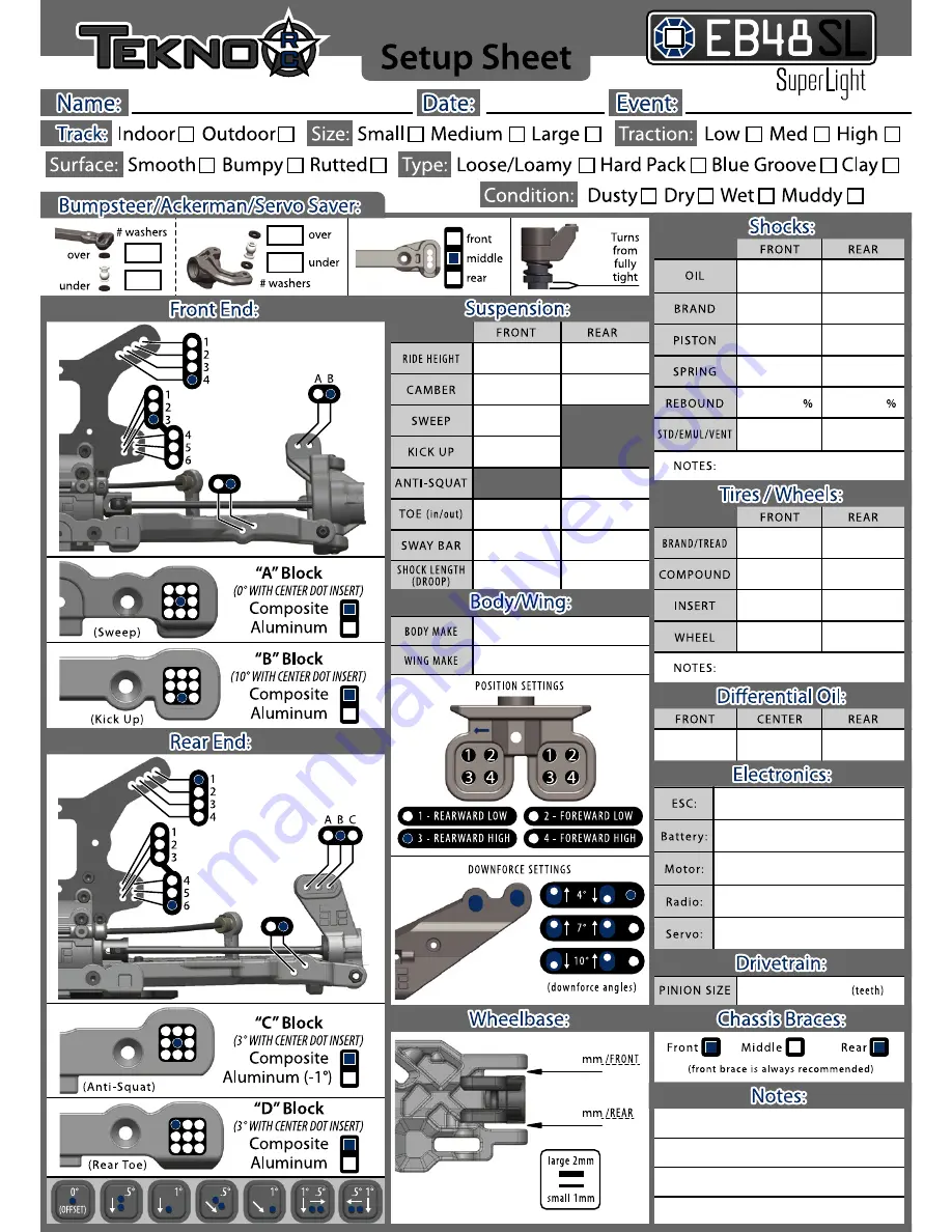 Tekno RC EB48SL SuperLight Building Instructions Download Page 25