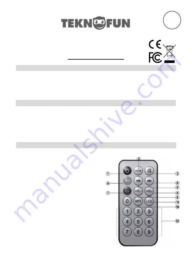 Teknofun 811 272 User Manual Download Page 13