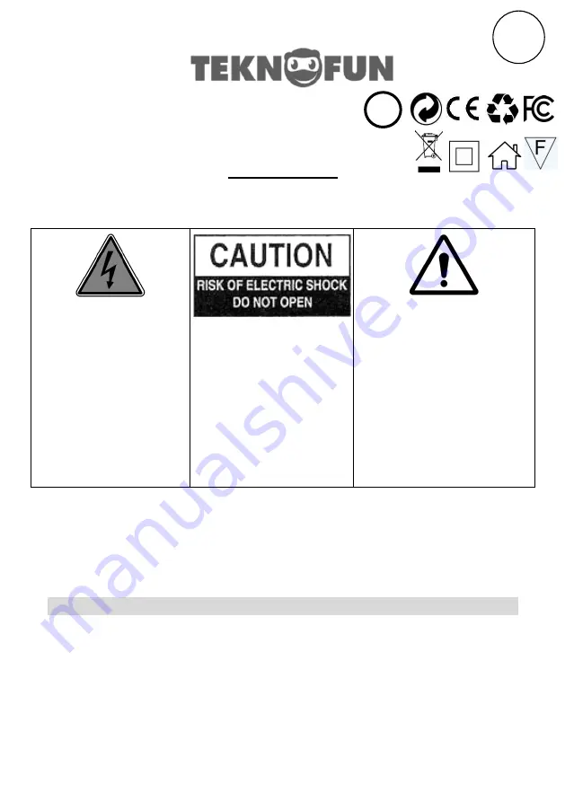 Teknofun 811 370 User Manual Download Page 1