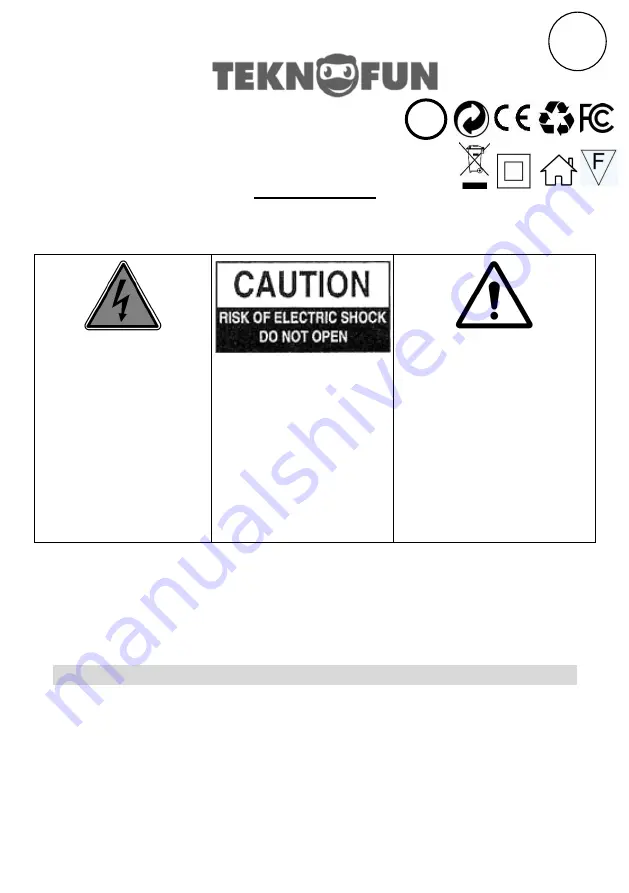 Teknofun 811 392 User Manual Download Page 1