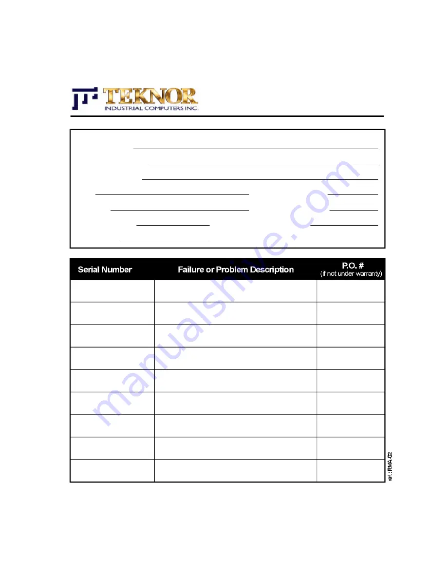 Teknor Industrial Computers PCI-934 Скачать руководство пользователя страница 124