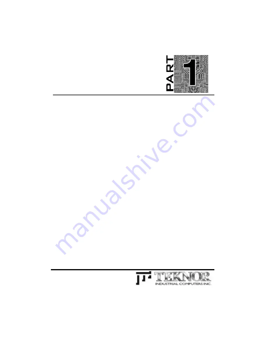 Teknor Industrial Computers TEK-CPCI-1000 Technical Reference Manual Download Page 8