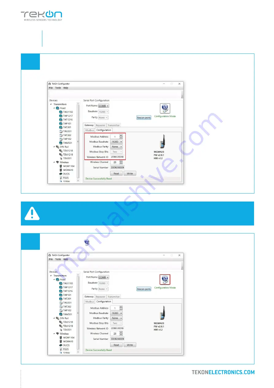 Tekon PA202320510 Installation Manual Download Page 10