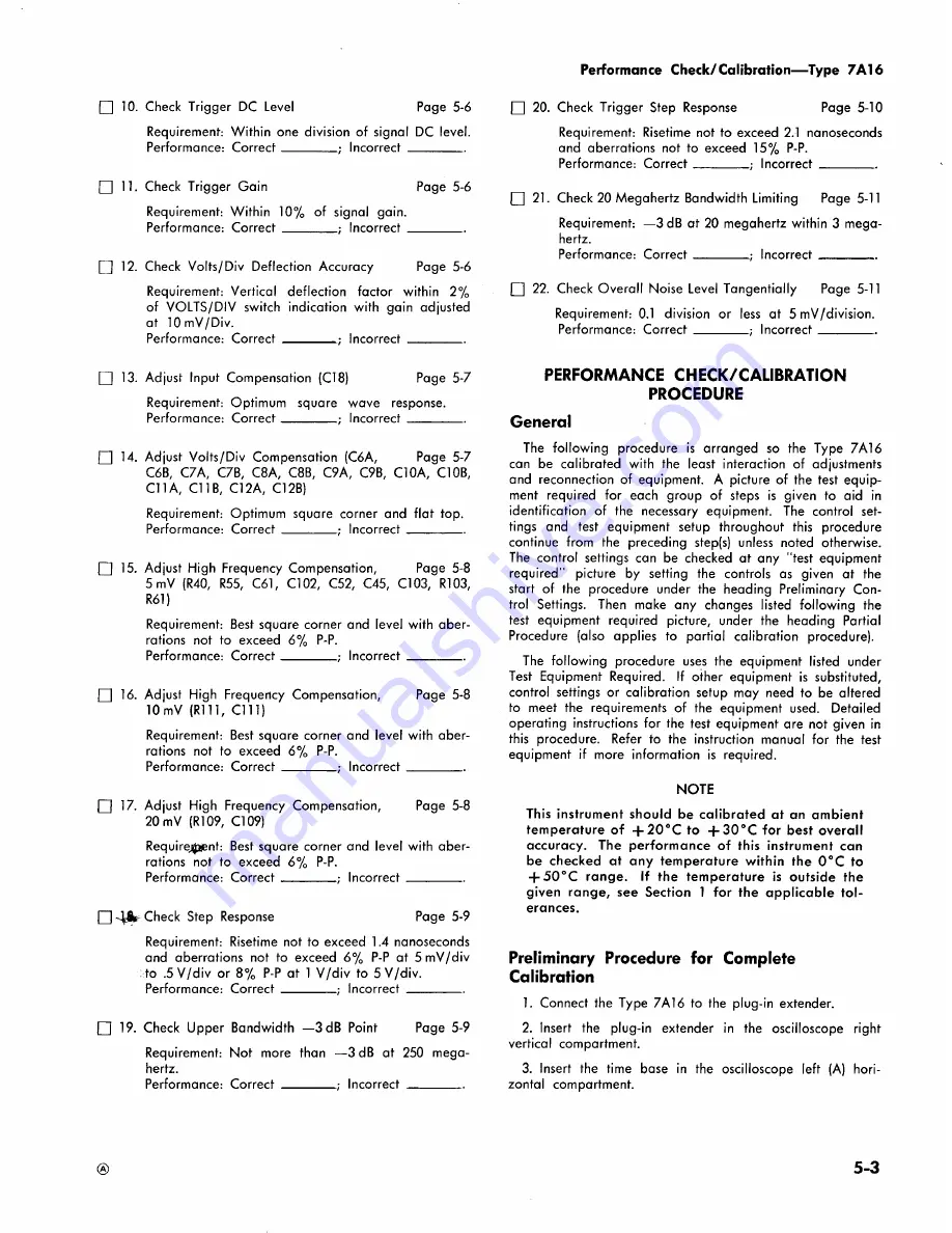 Tektronix, Inc. 7A16 Скачать руководство пользователя страница 30