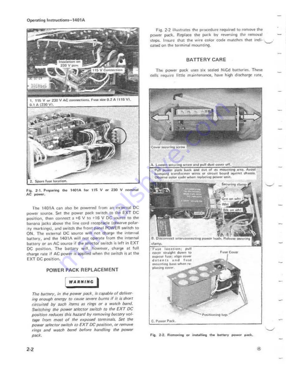 Tektronix 1401A Instruction Manual Download Page 14