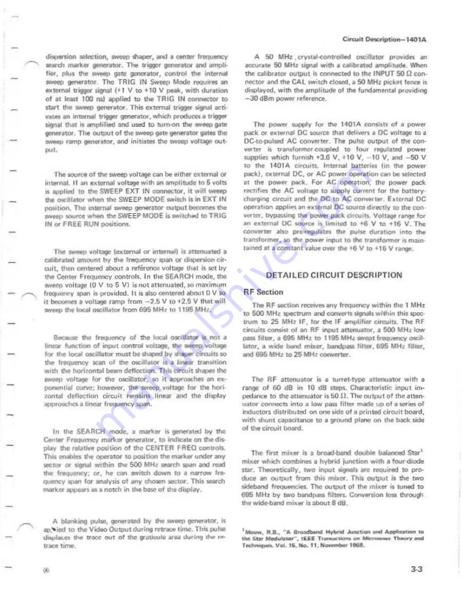 Tektronix 1401A Instruction Manual Download Page 33