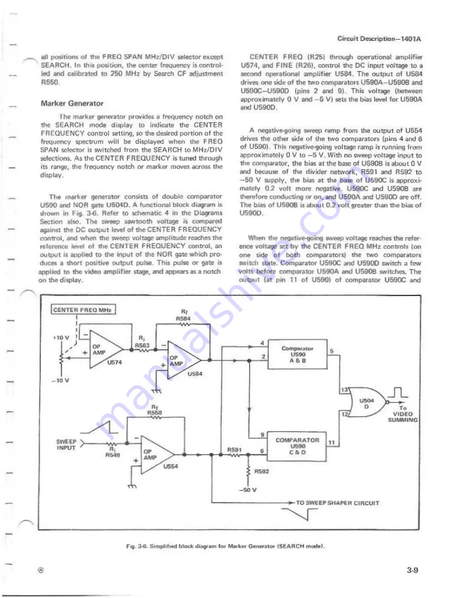 Tektronix 1401A Instruction Manual Download Page 39