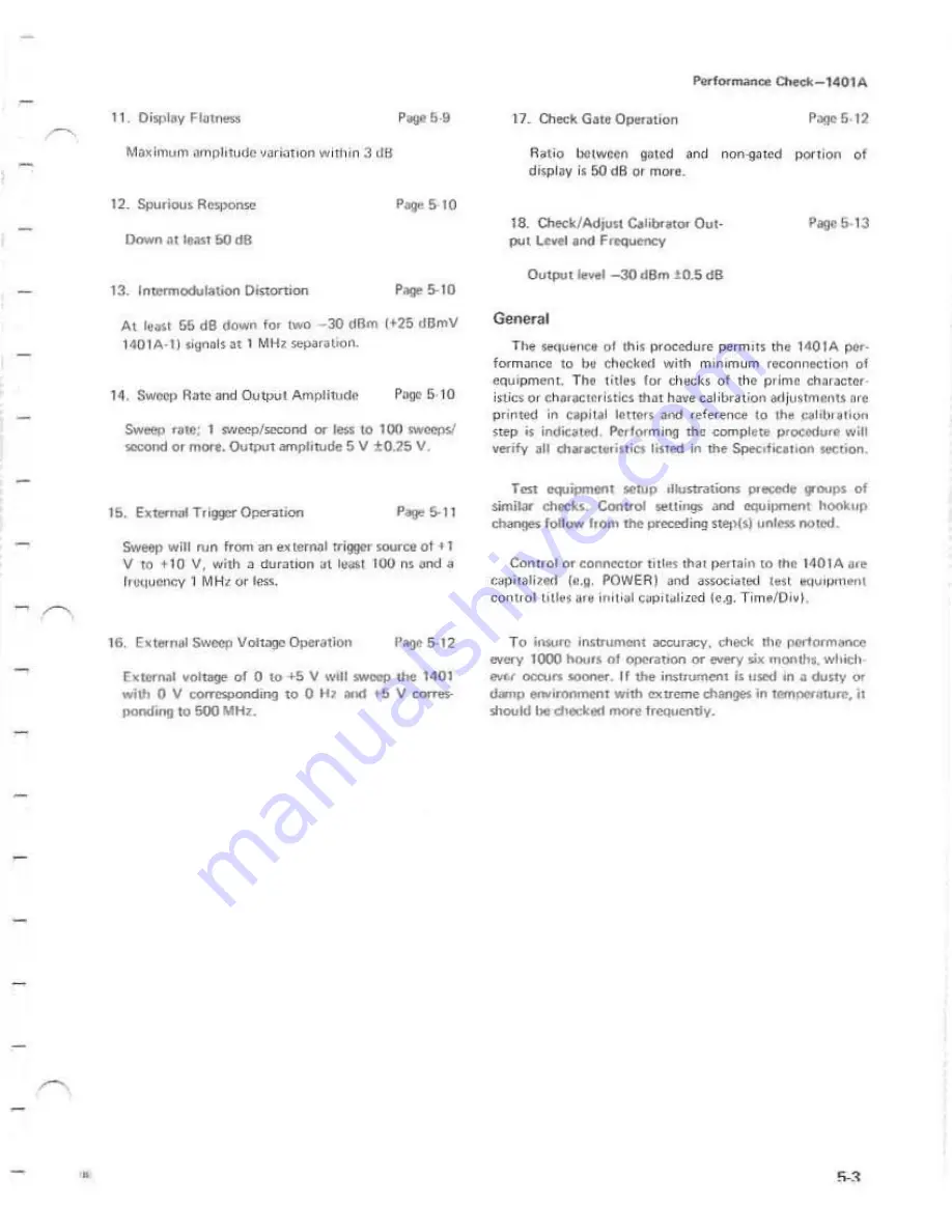 Tektronix 1401A Instruction Manual Download Page 59