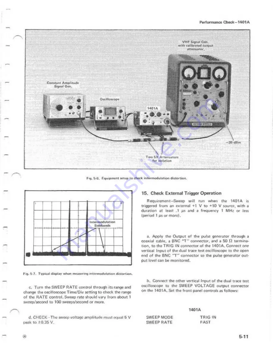 Tektronix 1401A Скачать руководство пользователя страница 67