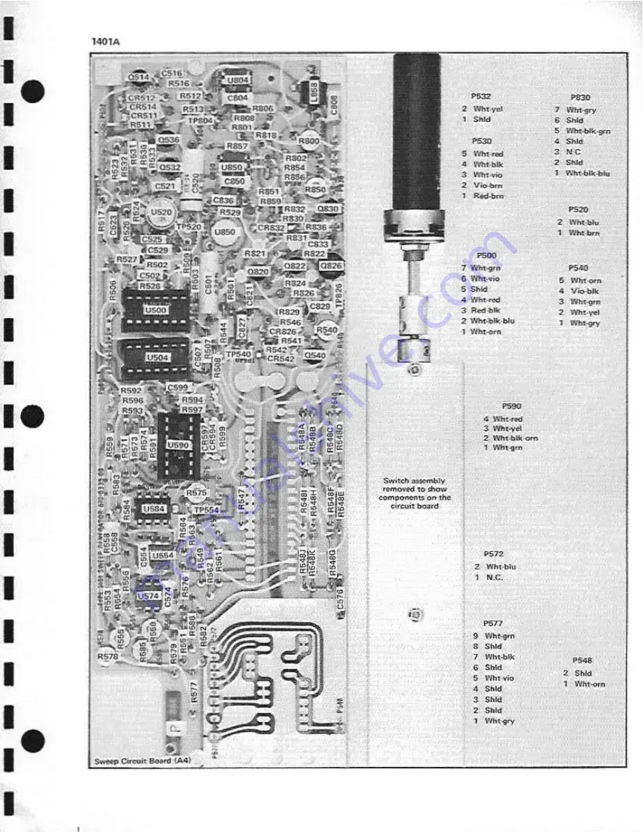 Tektronix 1401A Скачать руководство пользователя страница 113