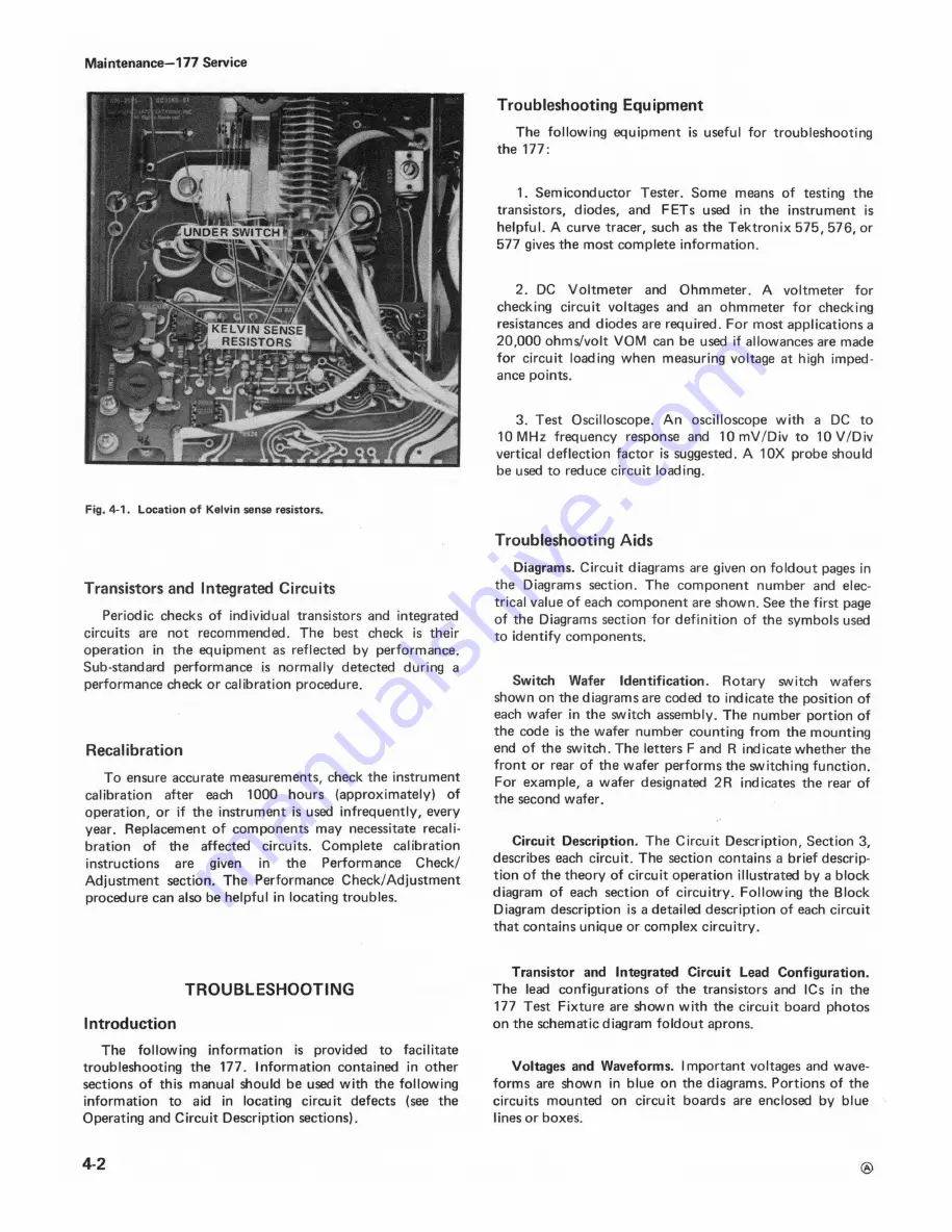 Tektronix 177 Instruction Manual Download Page 15