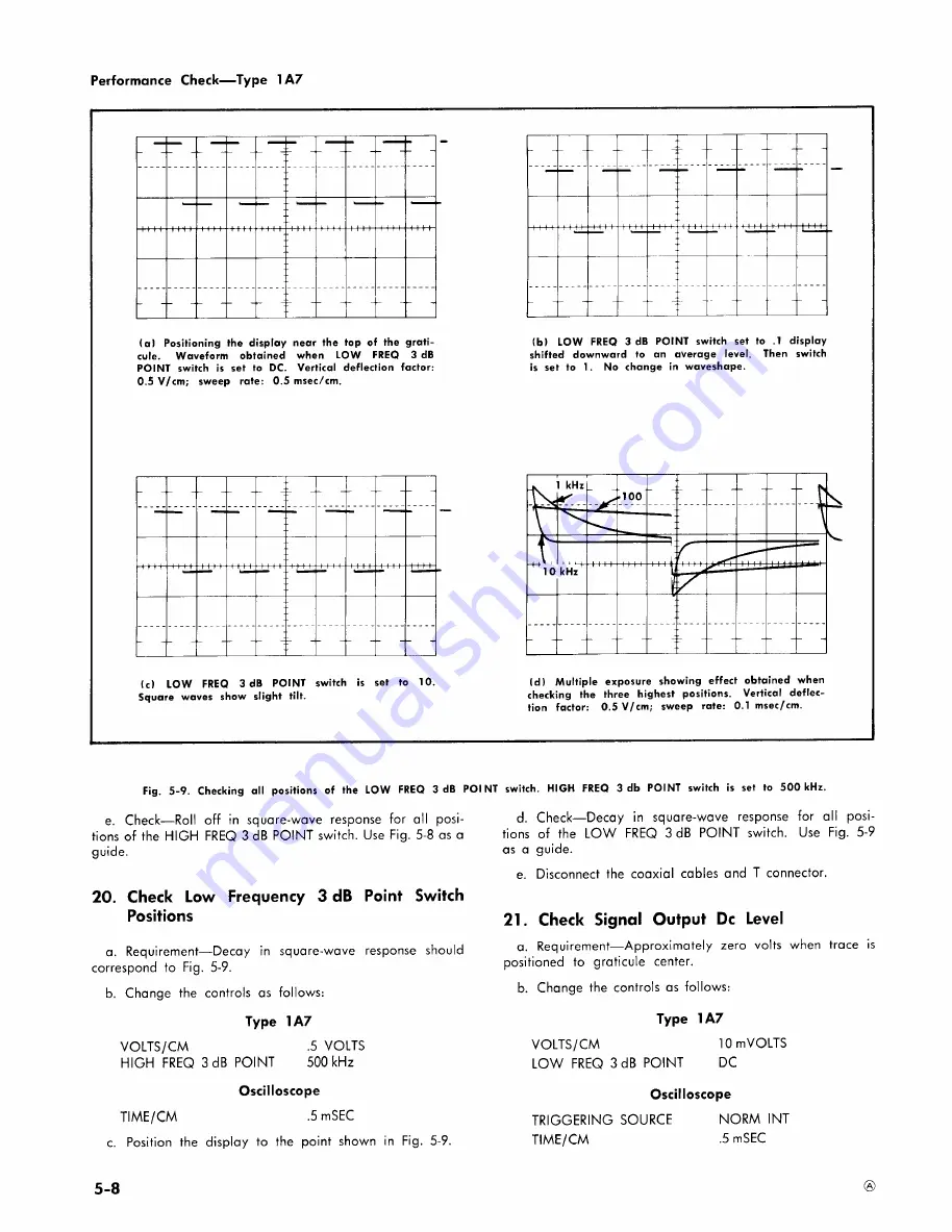 Tektronix 1A7 Instruction Manual Download Page 59