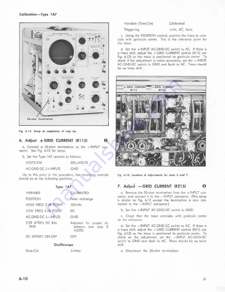 Tektronix 1A7 Instruction Manual Download Page 71