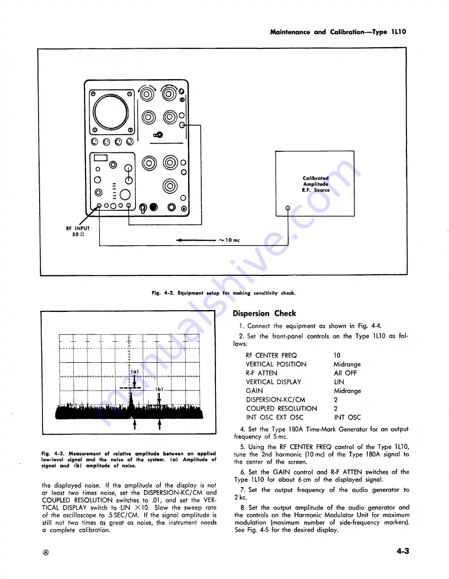 Tektronix 1L10 Instruction Manual Download Page 19