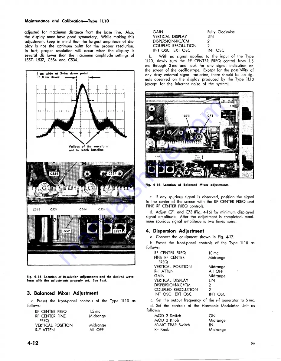 Tektronix 1L10 Скачать руководство пользователя страница 28