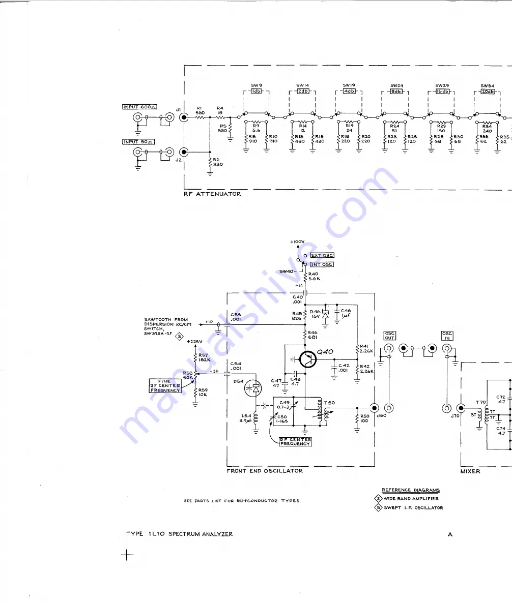 Tektronix 1L10 Скачать руководство пользователя страница 58