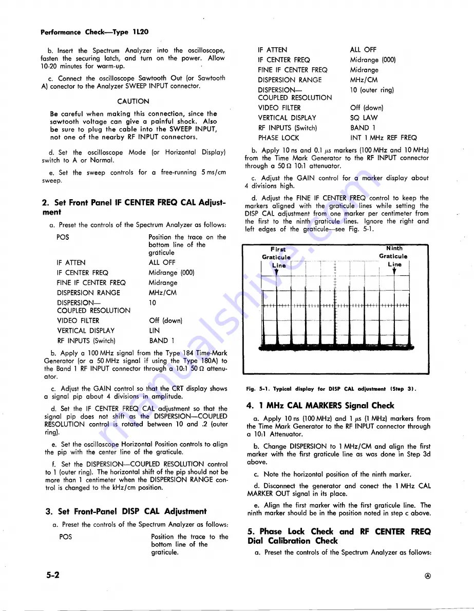 Tektronix 1L20 Скачать руководство пользователя страница 34