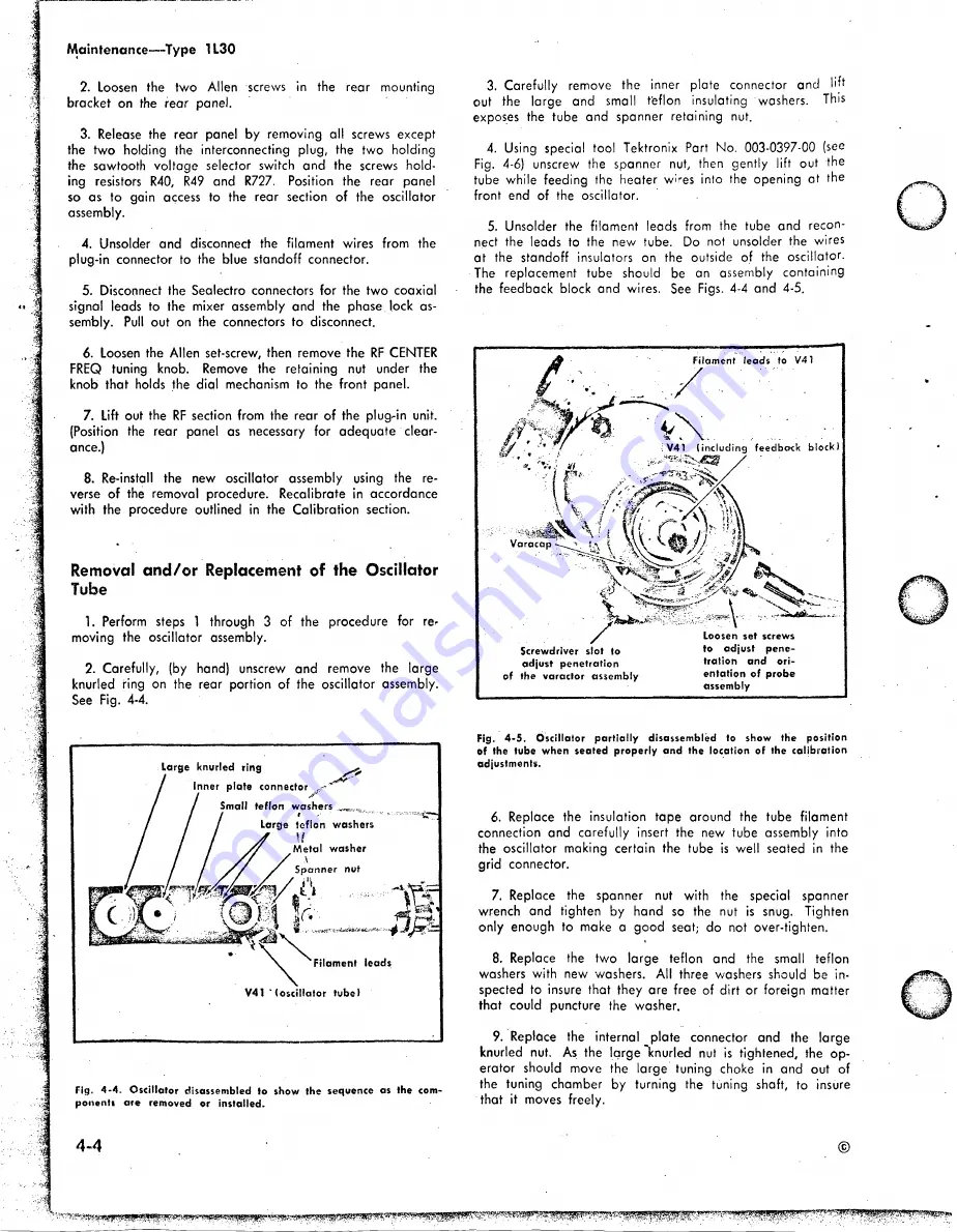 Tektronix 1L30 Instruction Manual Download Page 41