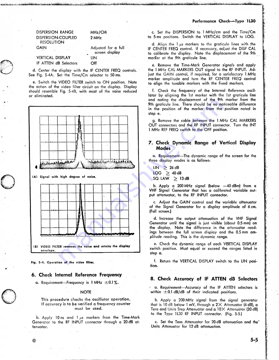 Tektronix 1L30 Instruction Manual Download Page 53