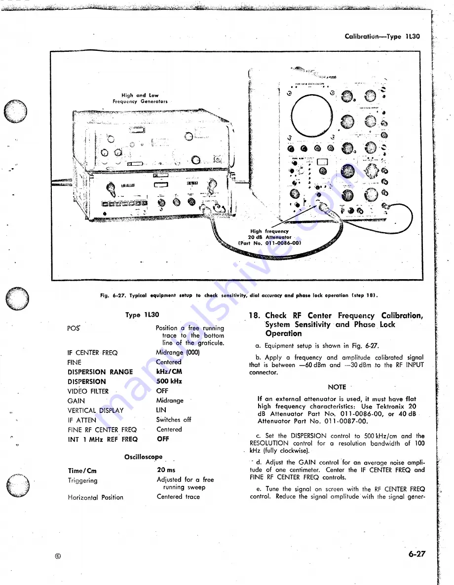 Tektronix 1L30 Instruction Manual Download Page 84