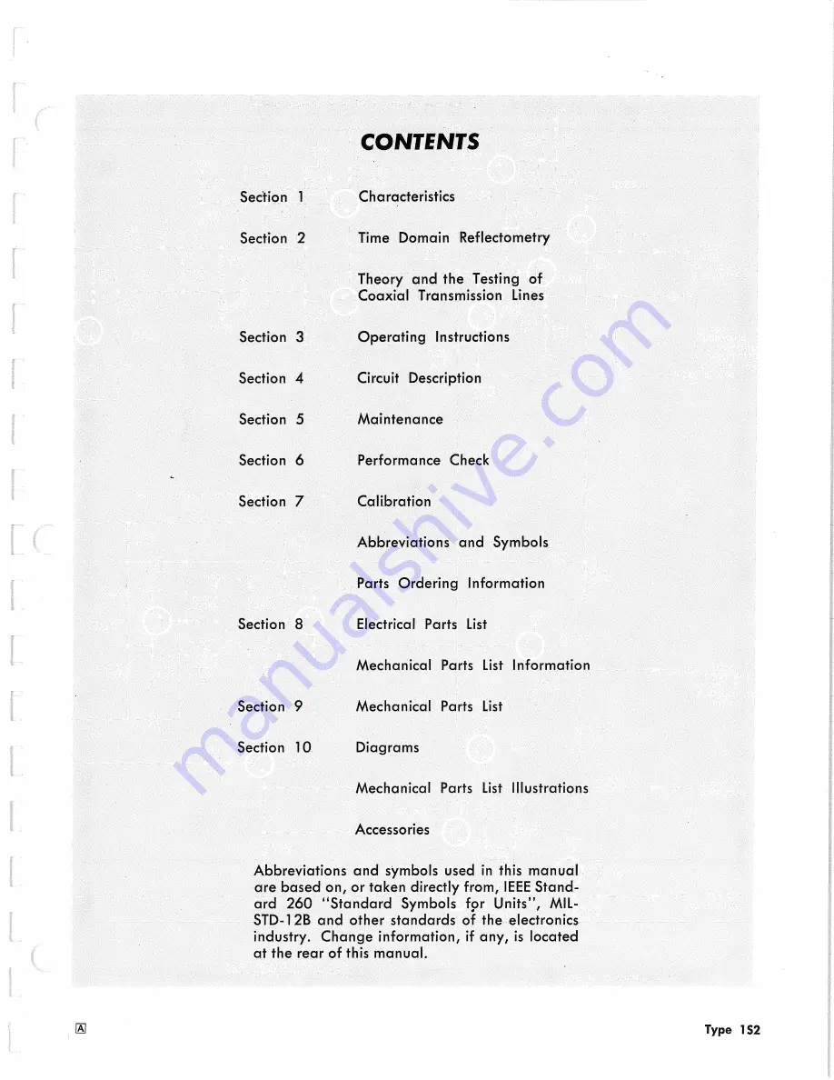 Tektronix 1S2 Скачать руководство пользователя страница 3