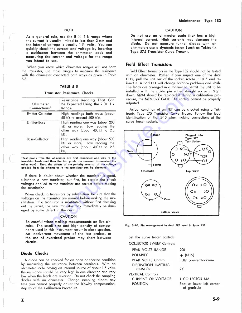 Tektronix 1S2 Instruction Manual Download Page 63