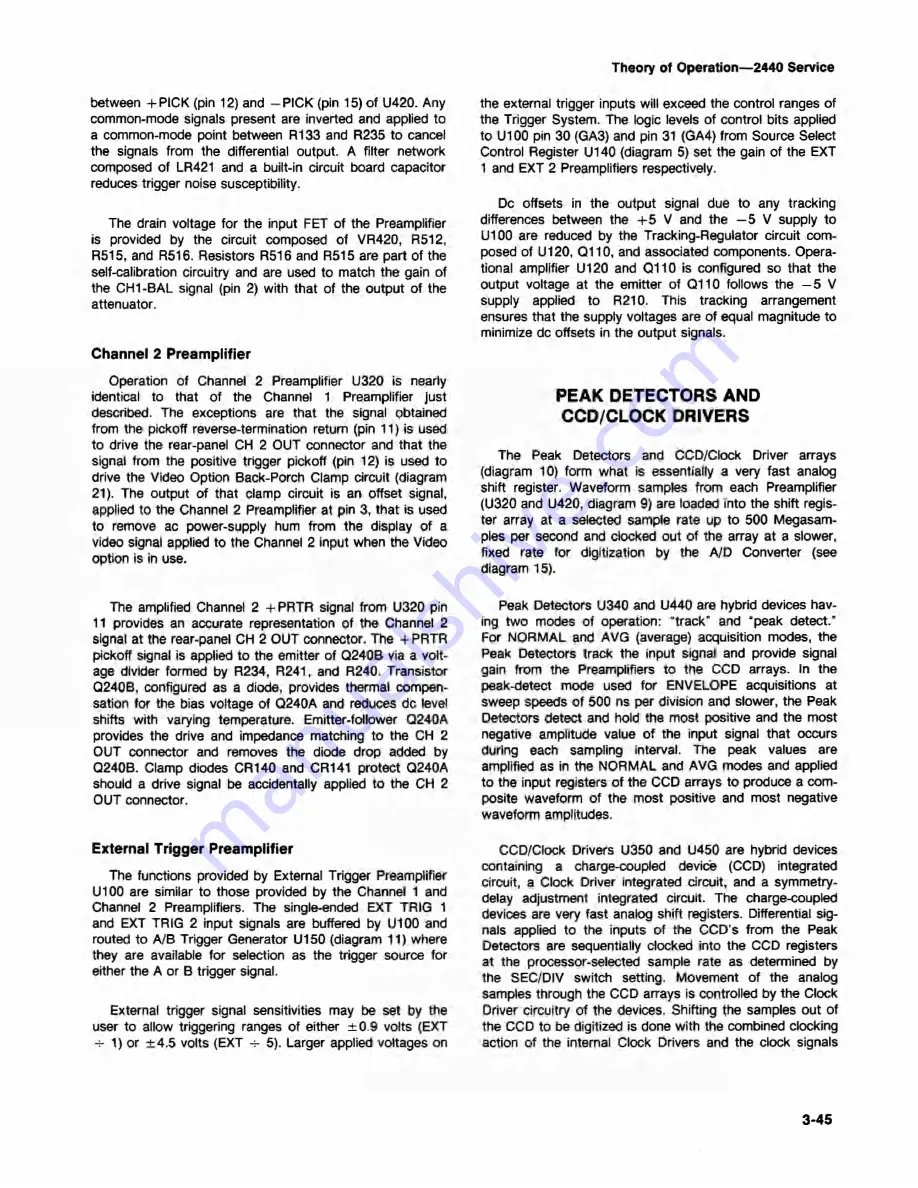 Tektronix 2440 User Manual Download Page 87