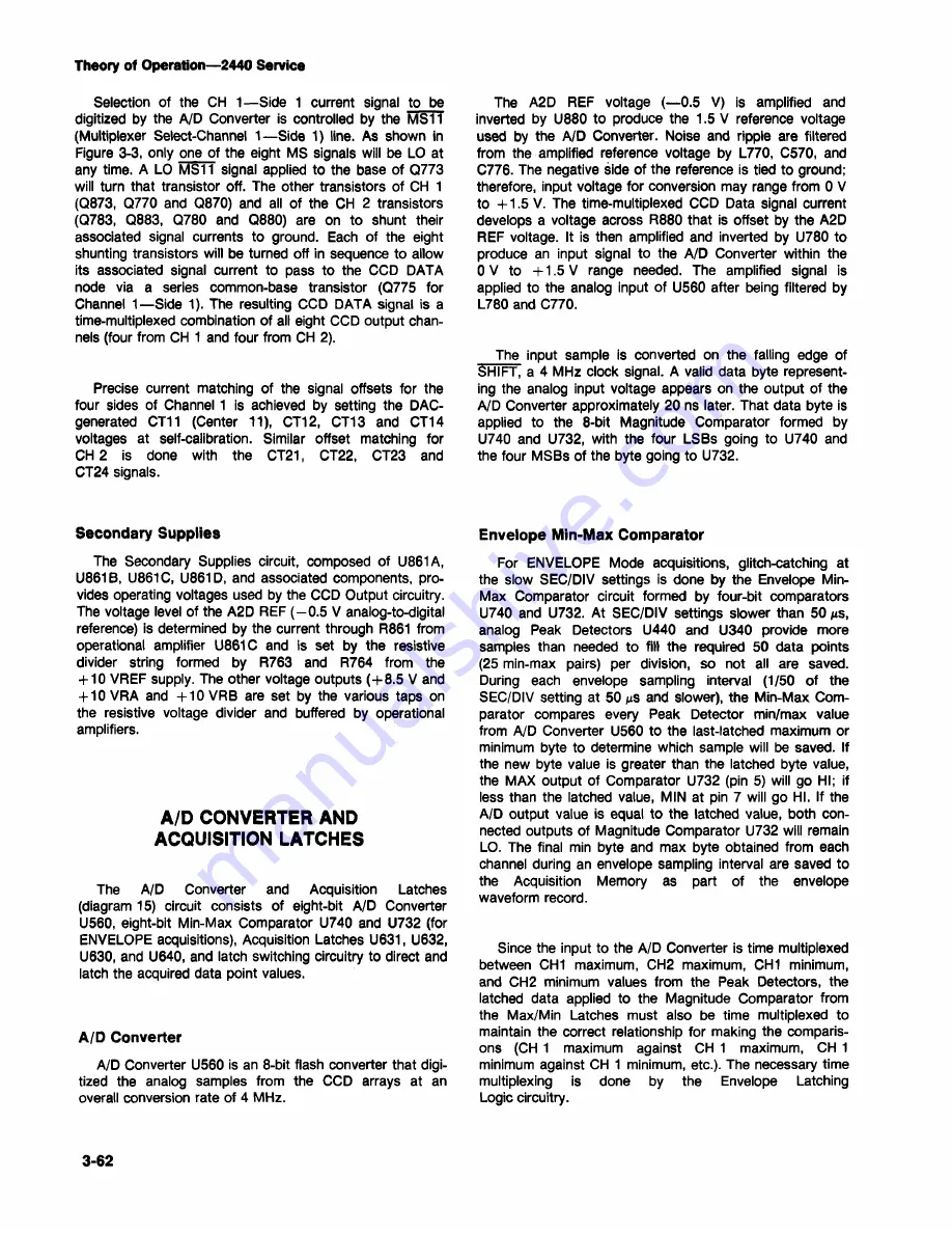 Tektronix 2440 User Manual Download Page 104