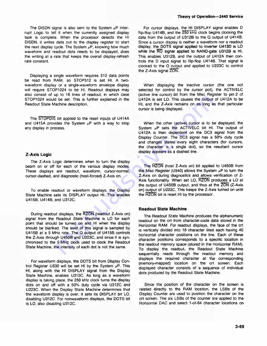 Tektronix 2440 User Manual Download Page 111