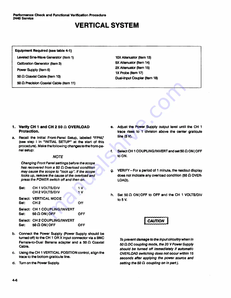 Tektronix 2440 User Manual Download Page 148