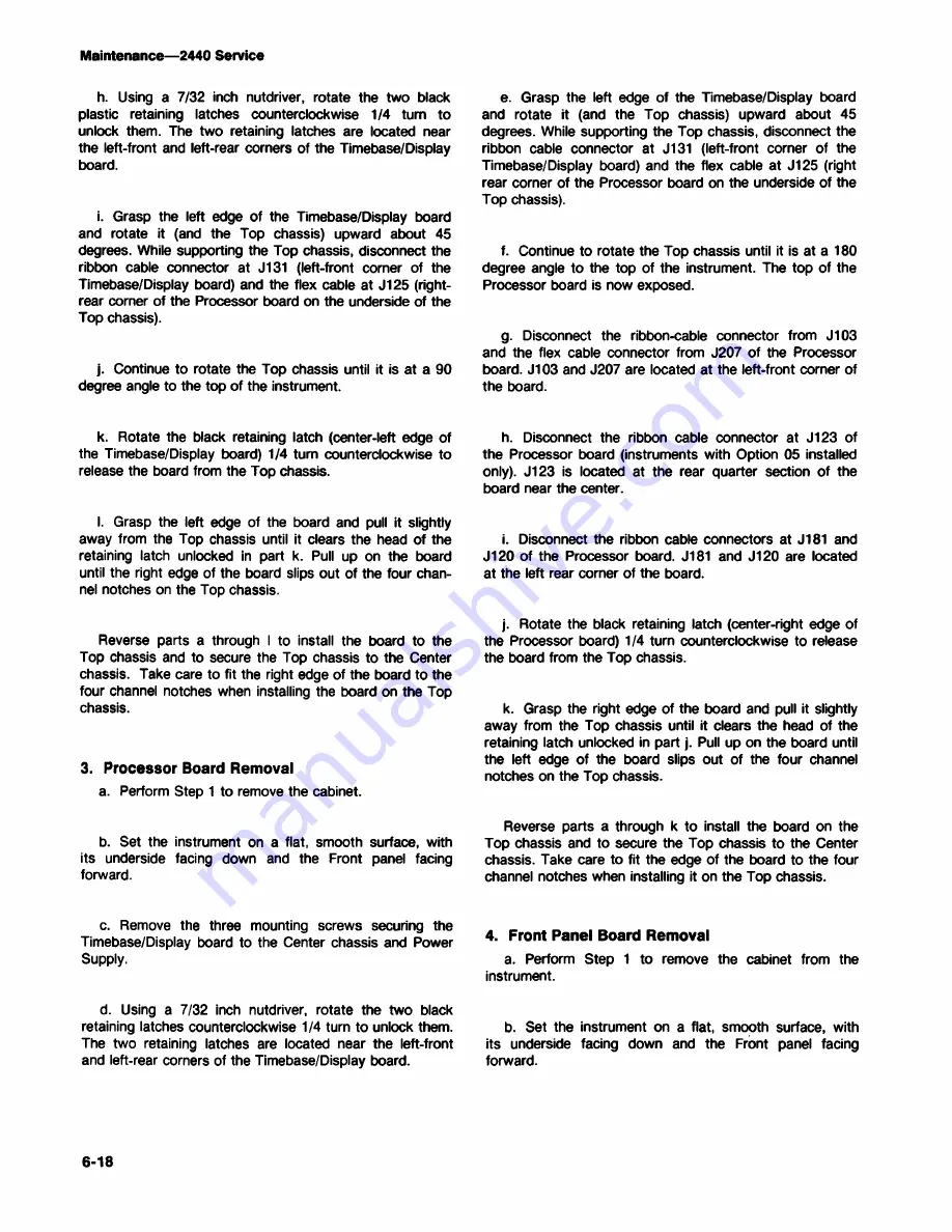 Tektronix 2440 User Manual Download Page 226