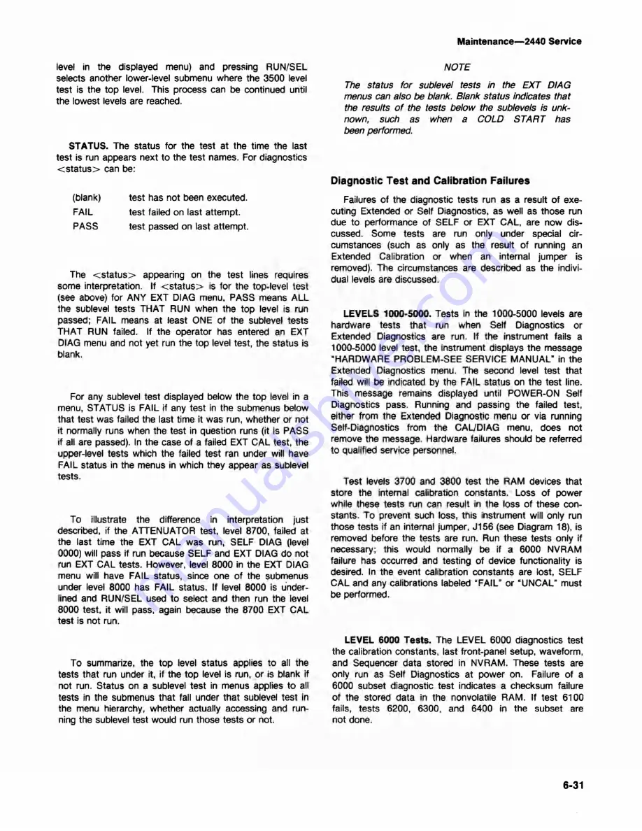 Tektronix 2440 User Manual Download Page 239