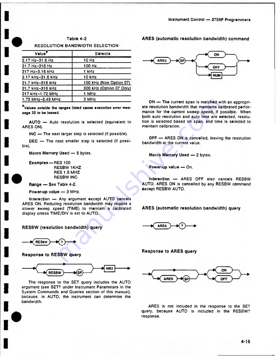 Tektronix 2756P Скачать руководство пользователя страница 43