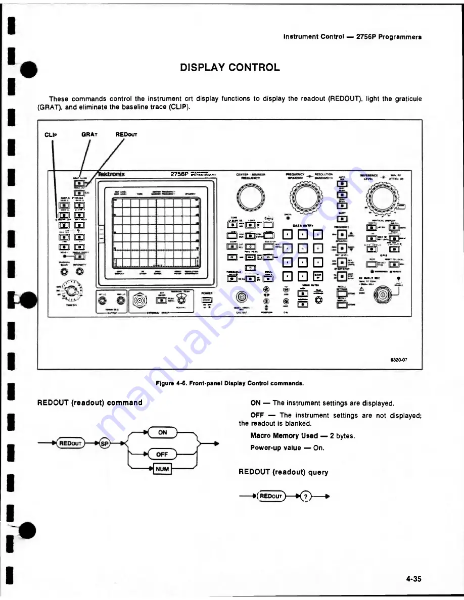 Tektronix 2756P Скачать руководство пользователя страница 63